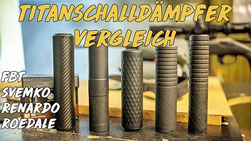 5 Titanschalldämpfer im Test