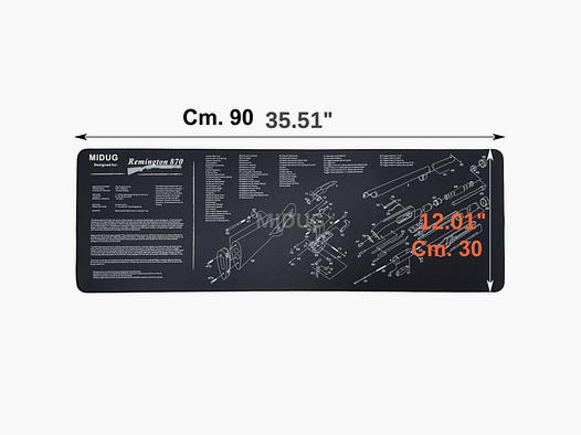 REINIGUNGSMATTE FÜR WAFFEN REMINGTON