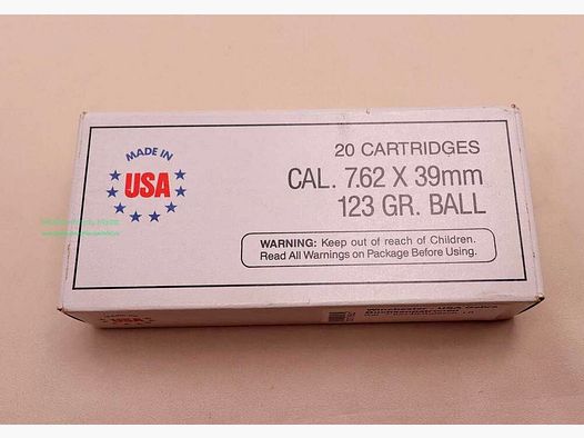 Winchester - USA geweerpatronen 7,62x39/Kalasjnikov