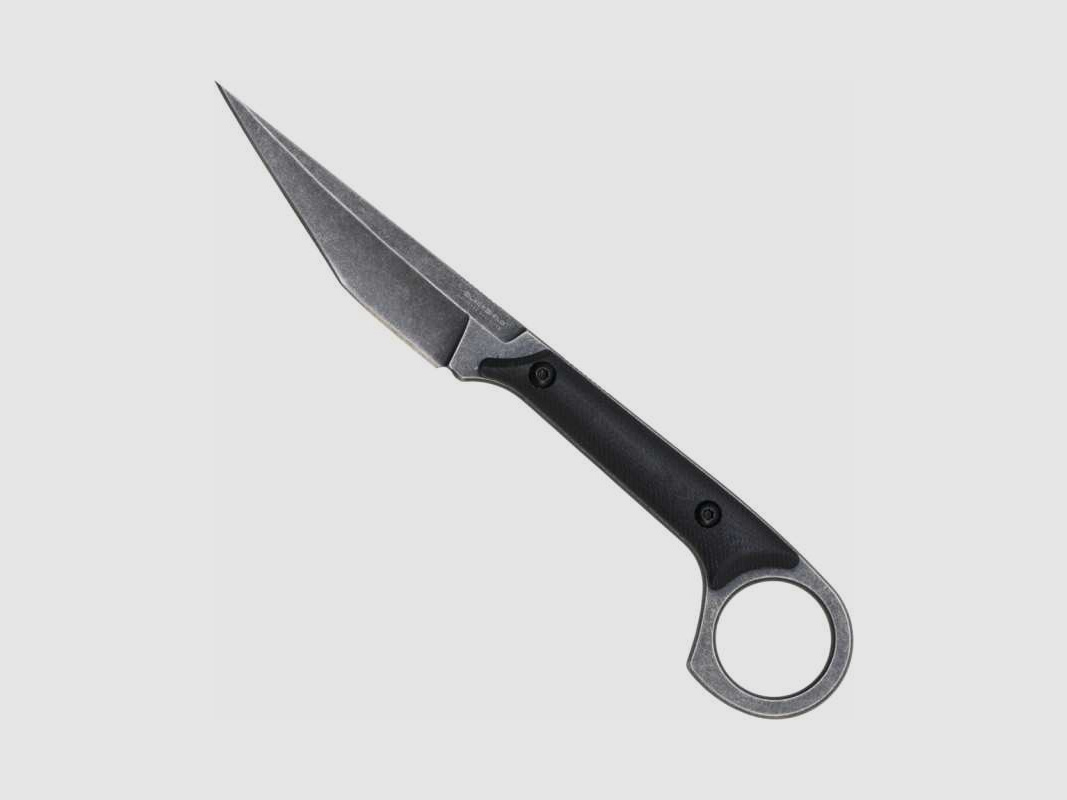 BlackField Small Black taktisches Tanto Neck Knife mit Kydexscheide