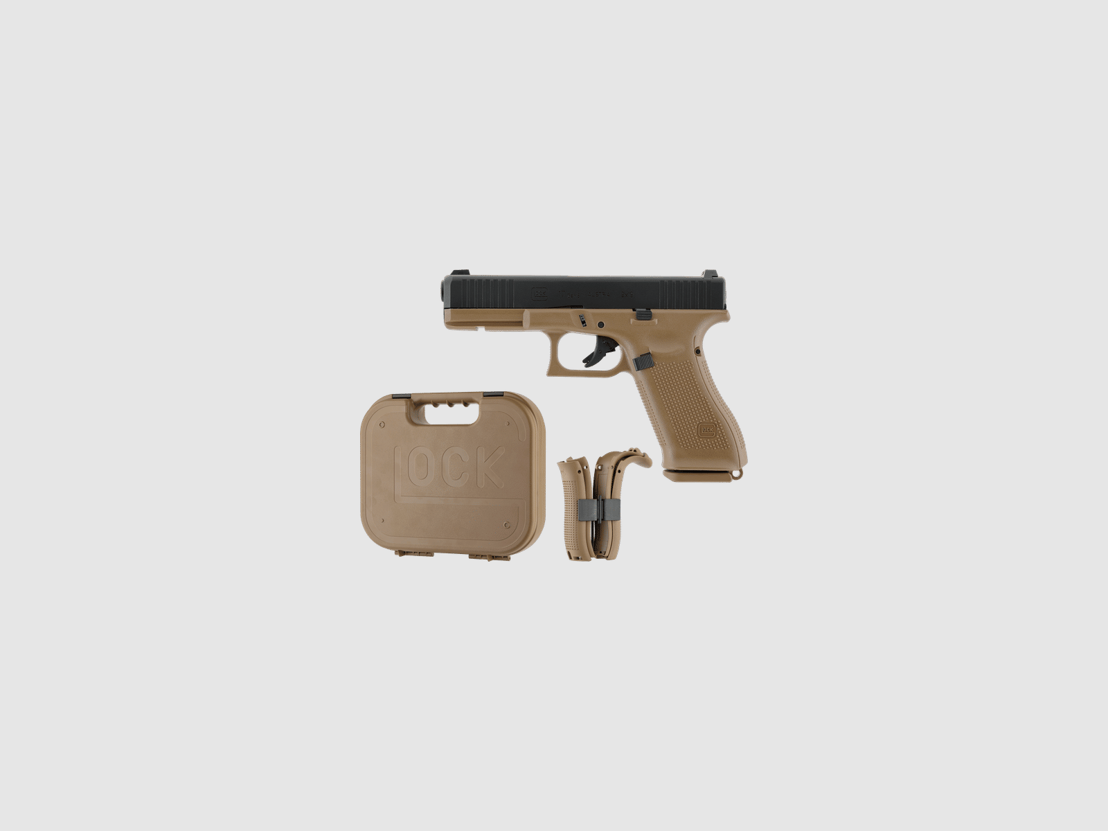 Glock 17 Gen5 French Edition - Metal Slide GBB - Schwarz-Coyote | UMAREX