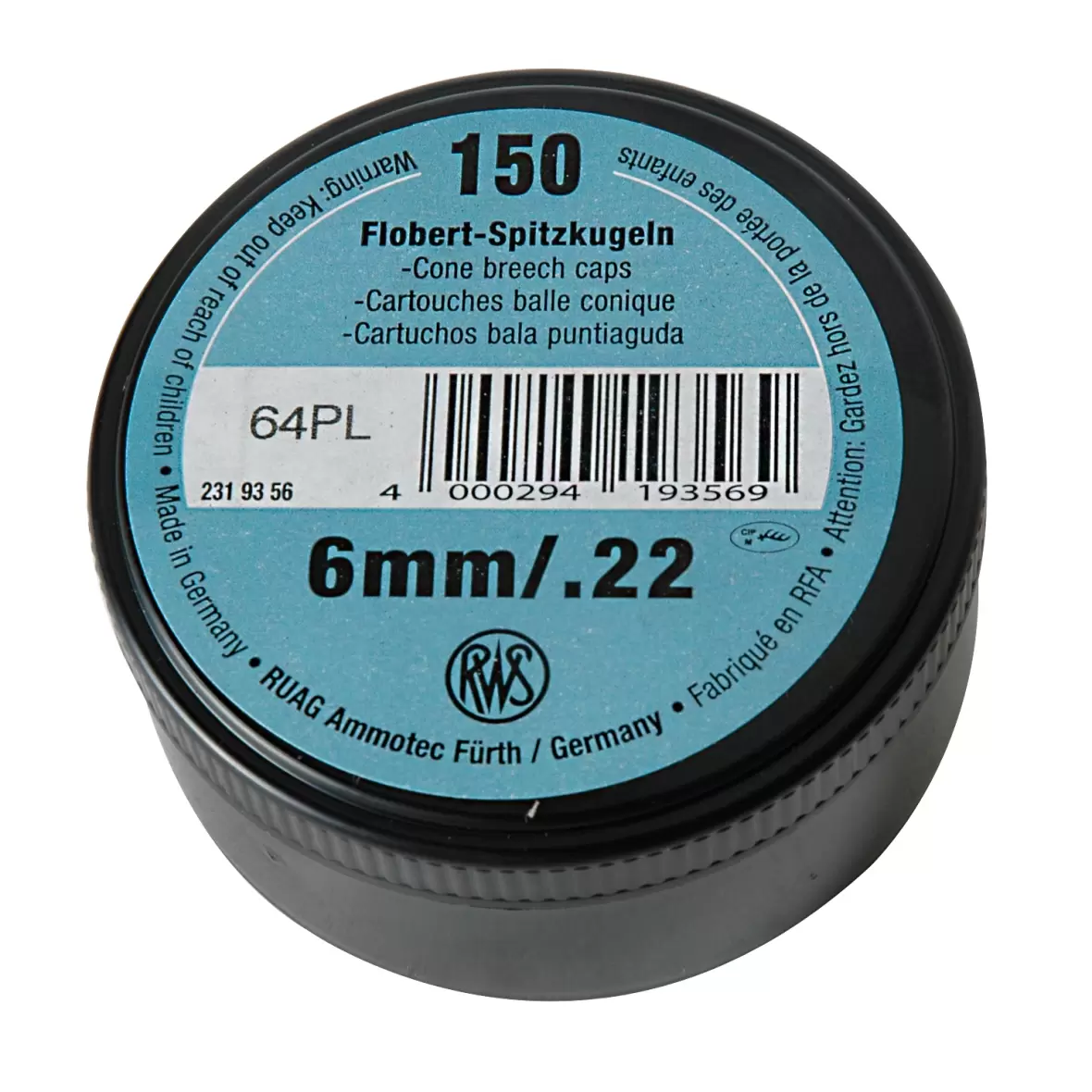 6 mm Spids Flobert 150 stk.