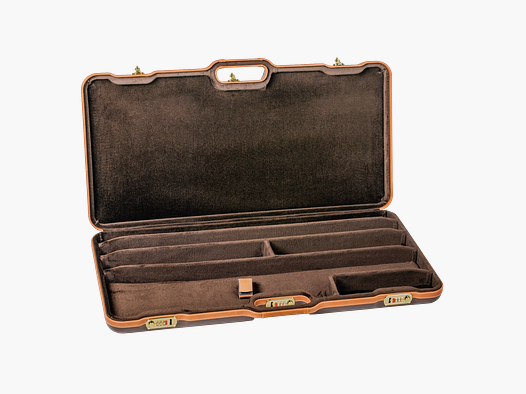 Exclusive rifle case ABS leather 2 barrels