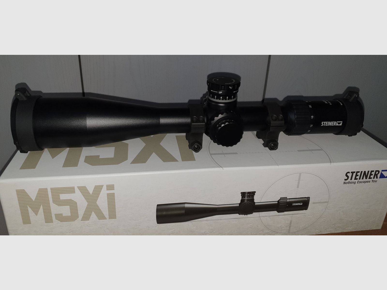 Steiner M5XI 5-25x56 MSR 2 inkl. Montageringe für Picatinnyschiene