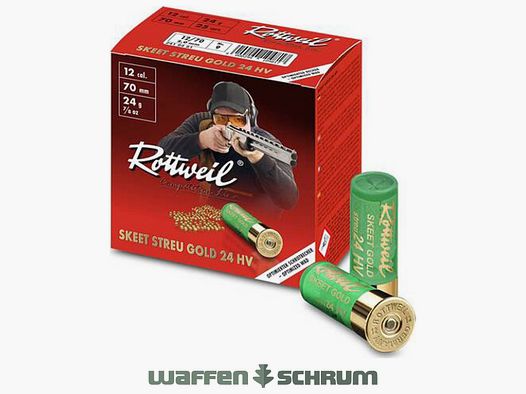 Rottweil Gold HV Skeet Dispersion 24 12/67,5 Compétition 2,0mm - 24g