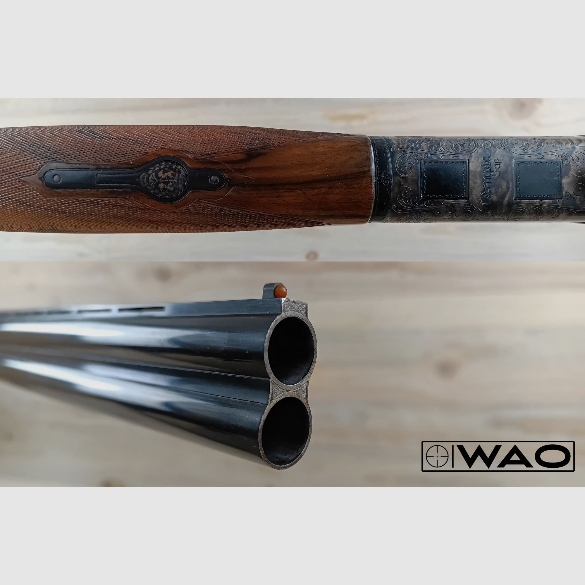 Bockdoppelflinte I.A.B. / Hege Olympic Trap, Kal. 12/70 *hochwertig*