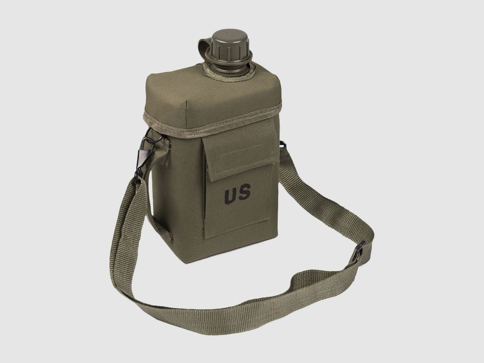 Mil-Tec Feldflasche Patrol Canteen 2 L mit Hülle