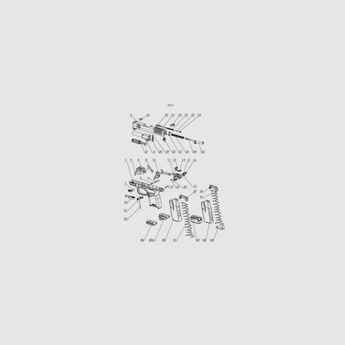 Hellcat / H11 Sicurezza del percussore, immagine 1 di 3