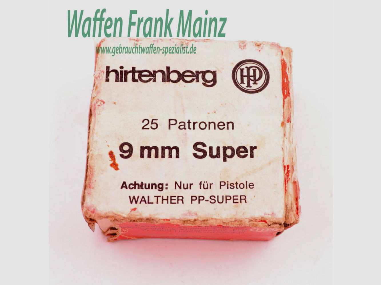 Hirtenberger / Österreich Pistolenmunition 9 mm Super/Police (9x18)
