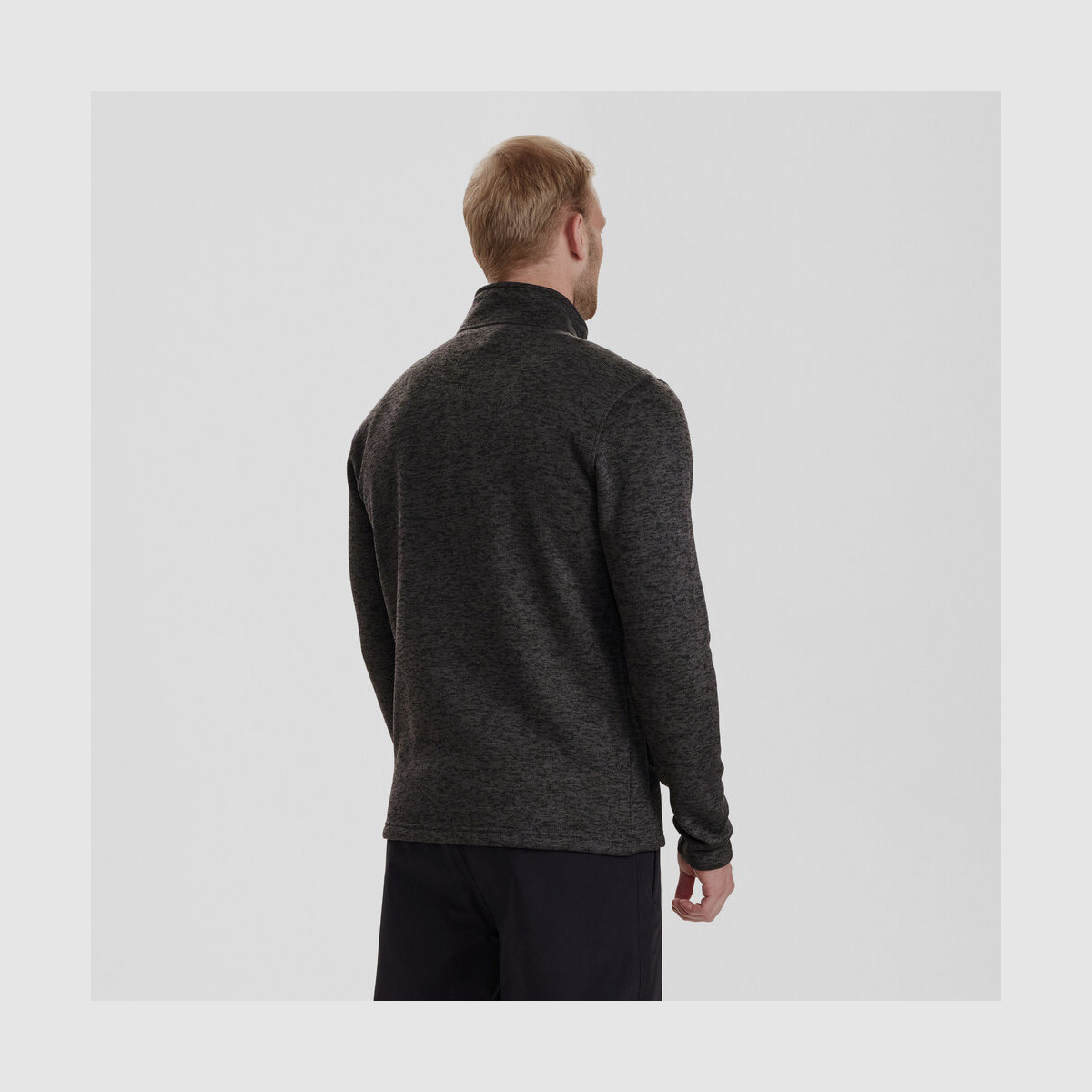 DEERHUNTER Sarek Strickjacke Dark Grey melange