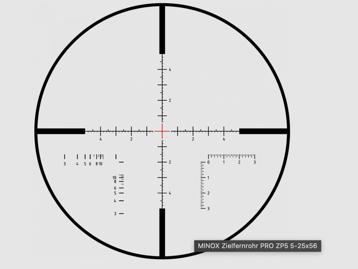 MINOX PRO ZP5 5-25×56 telescopio de mira
