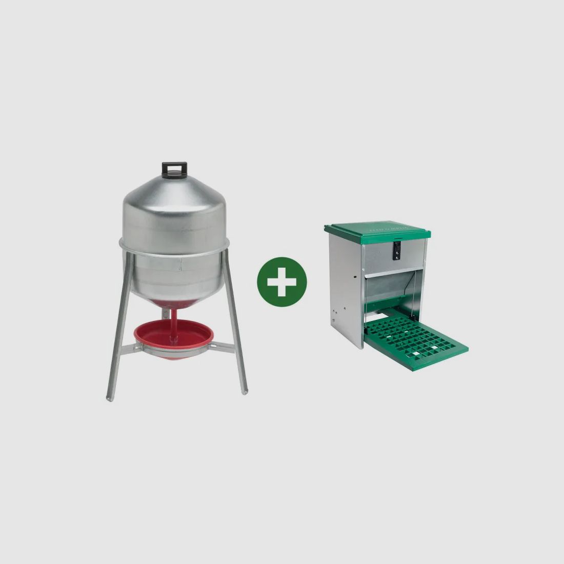 Lotto: abbeveratoio da 30 L + mangiatoia Feedomatic da 5 kg anti-infestanti, immagine 1 di 13