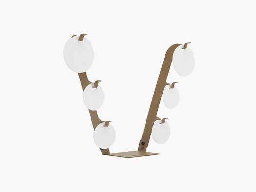 Metallziel 6 Gongs in V