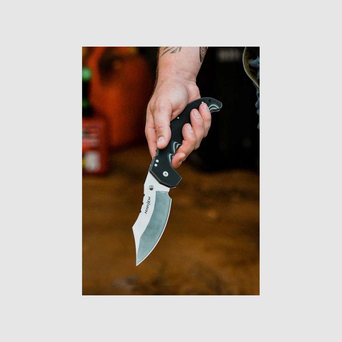 Cold Steel Mayhem Atlas Lock Cleaver XXL Taschenmesser AUS-10A Stahl
