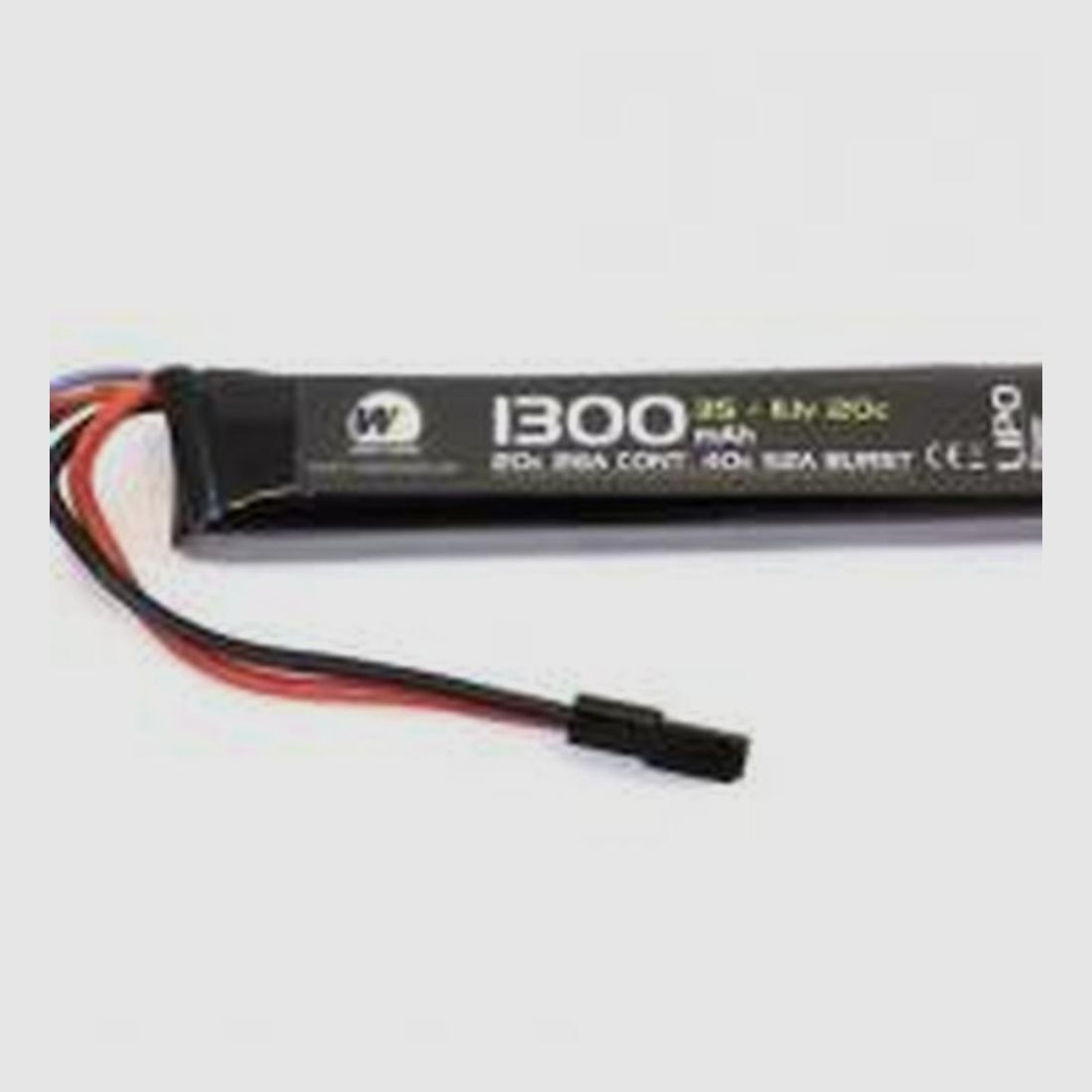 LiPo-Akku Nuprol 11,1V 1300mAh 20C - Hochleistungs - Zuverlässige Autonomie für Airsoft-Ausrüstung, Bild 5 von 5