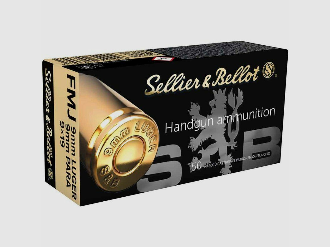 Sellier & Bellot S&B FMJ 124grs - 50pcs