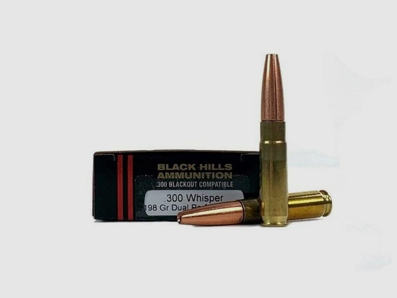Black Hills .300 ACC Blackout/Whisper 198gr Dual Performance Koperen Kogel, 20 Schoten