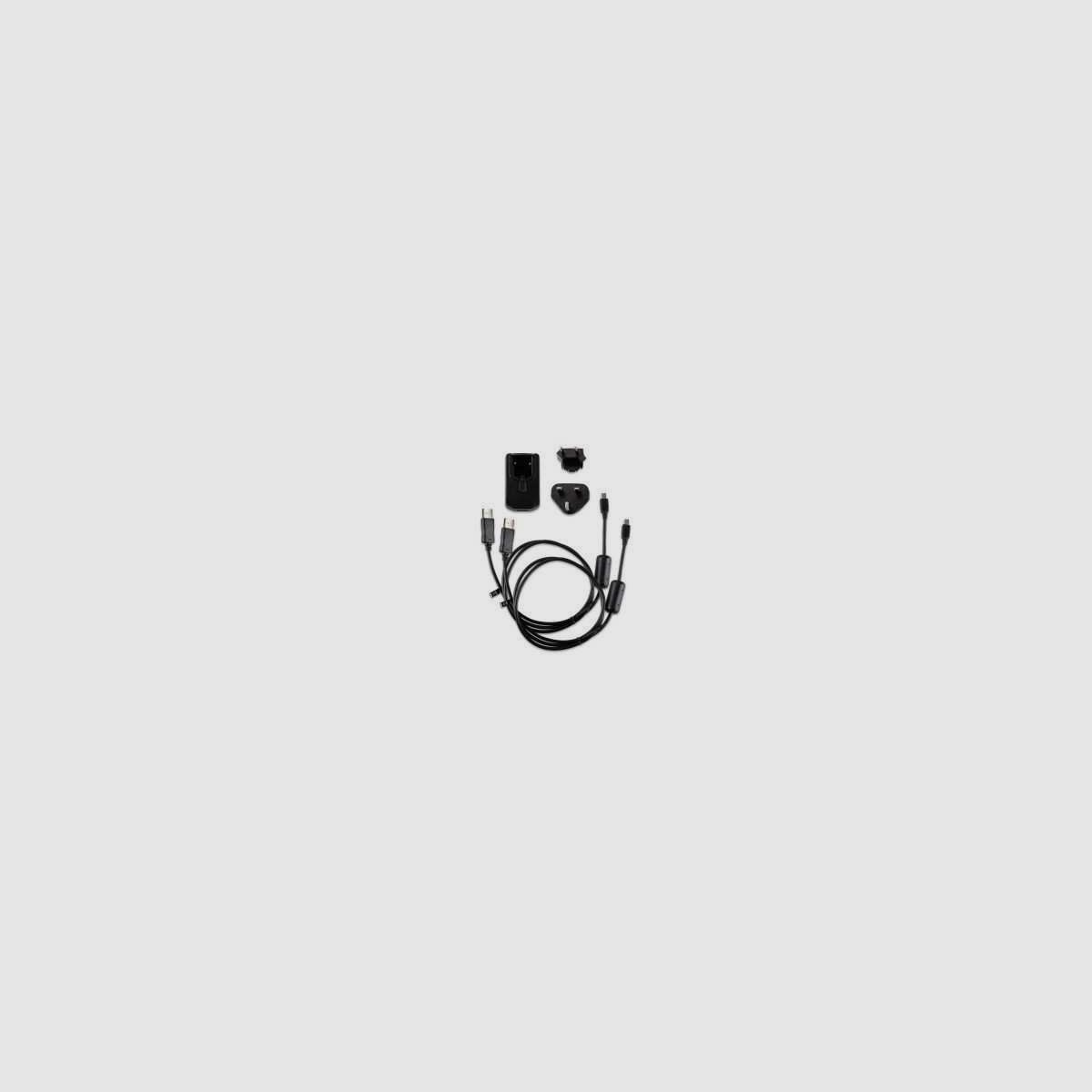 Power adapter (European adapters and microUSB / miniUSB cables included)