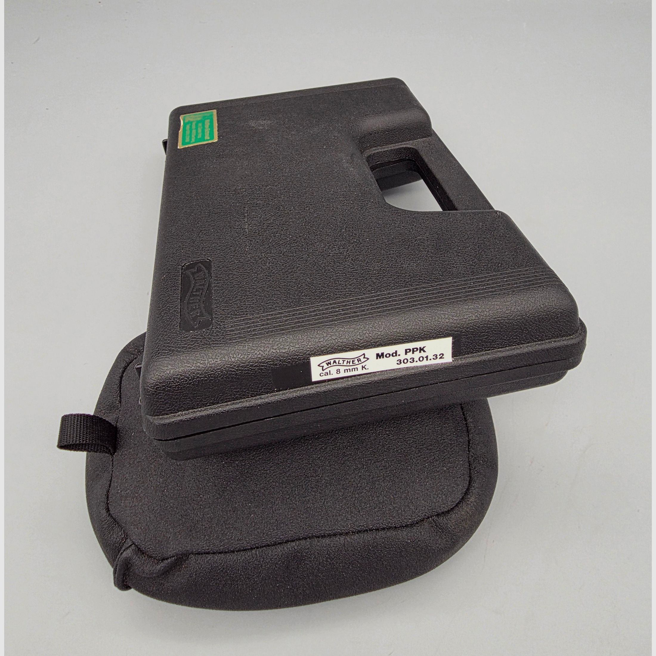 Neuwertig u. ungeschossen Walther PPK 8mm Knall PTB 502 mit Beschuss 1993 (KD) Schreckschuss SRS Silvester