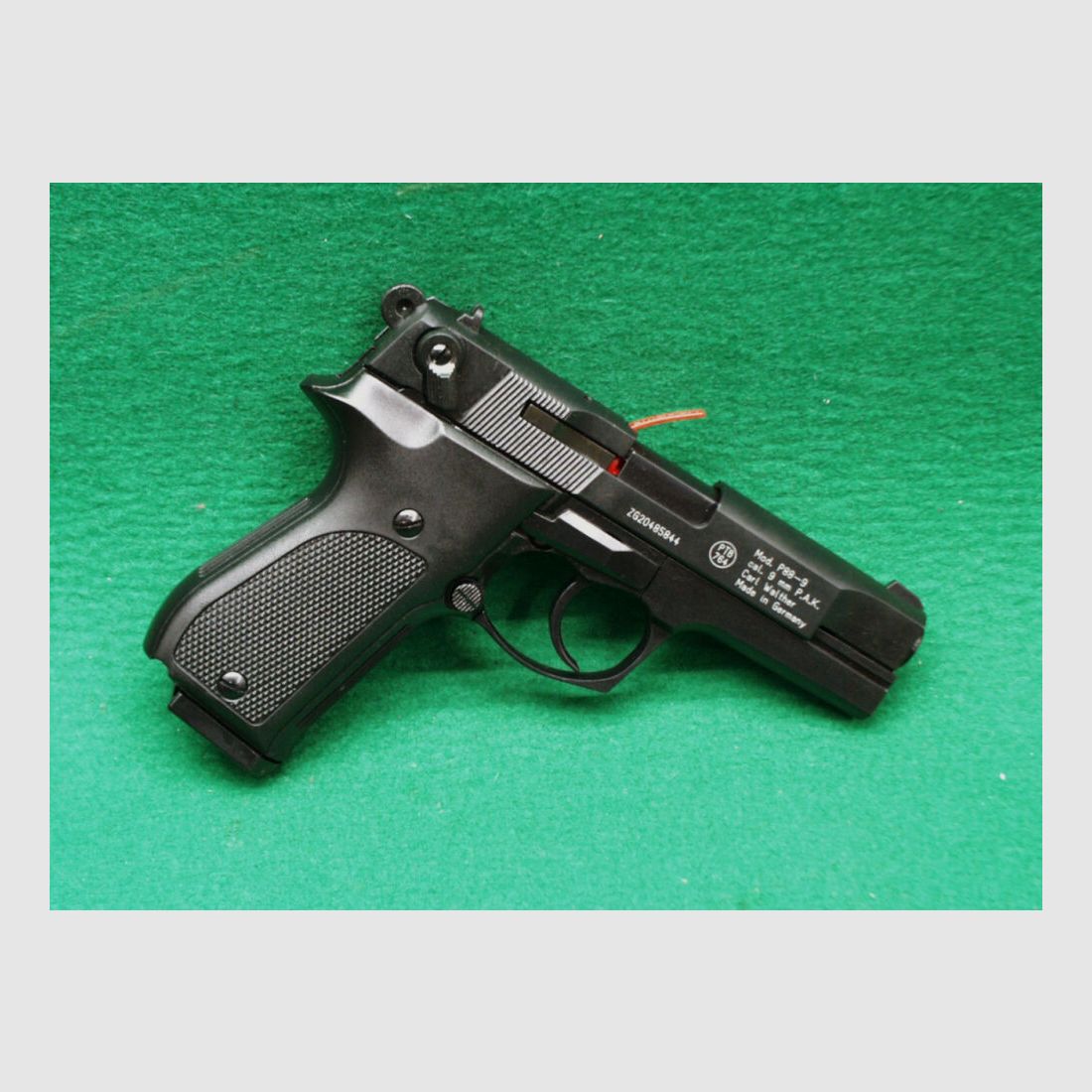 Walther P88 blank firing pistol, black
