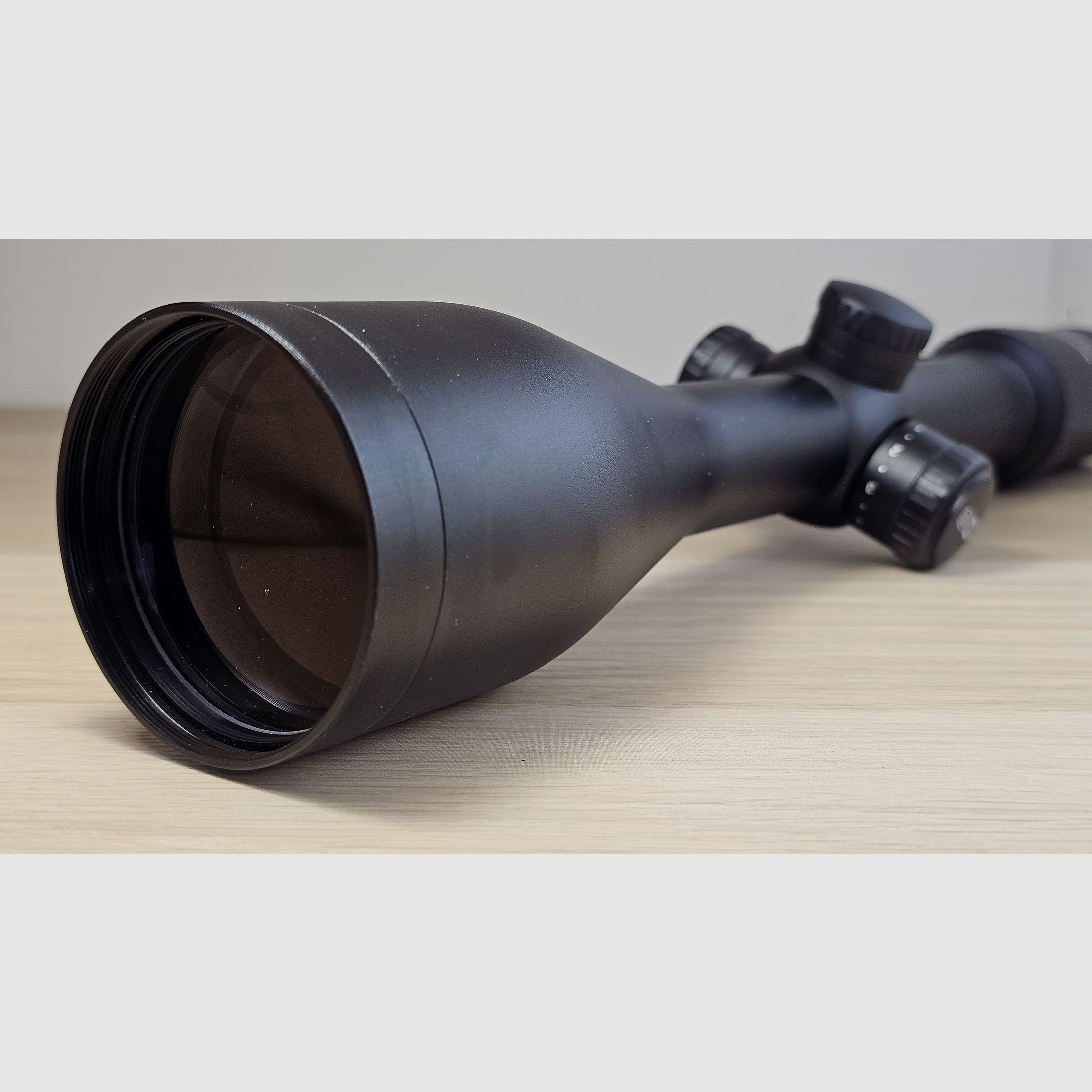 Scope Meopta MeoStar R1 3-12x56 RD (Red dot, reticle 4C) including original Blaser saddle mount (30 mm rings) and flip-open caps
