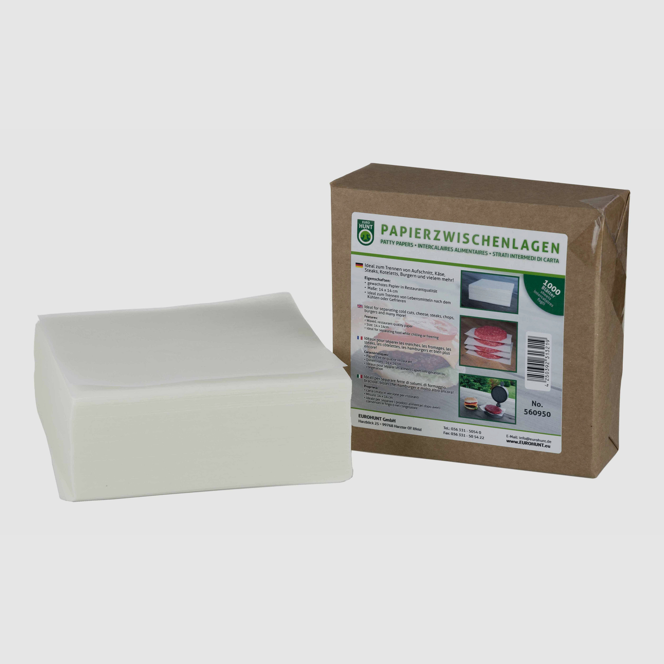 Przekładka papierowa do burgerów/1000 sztuk