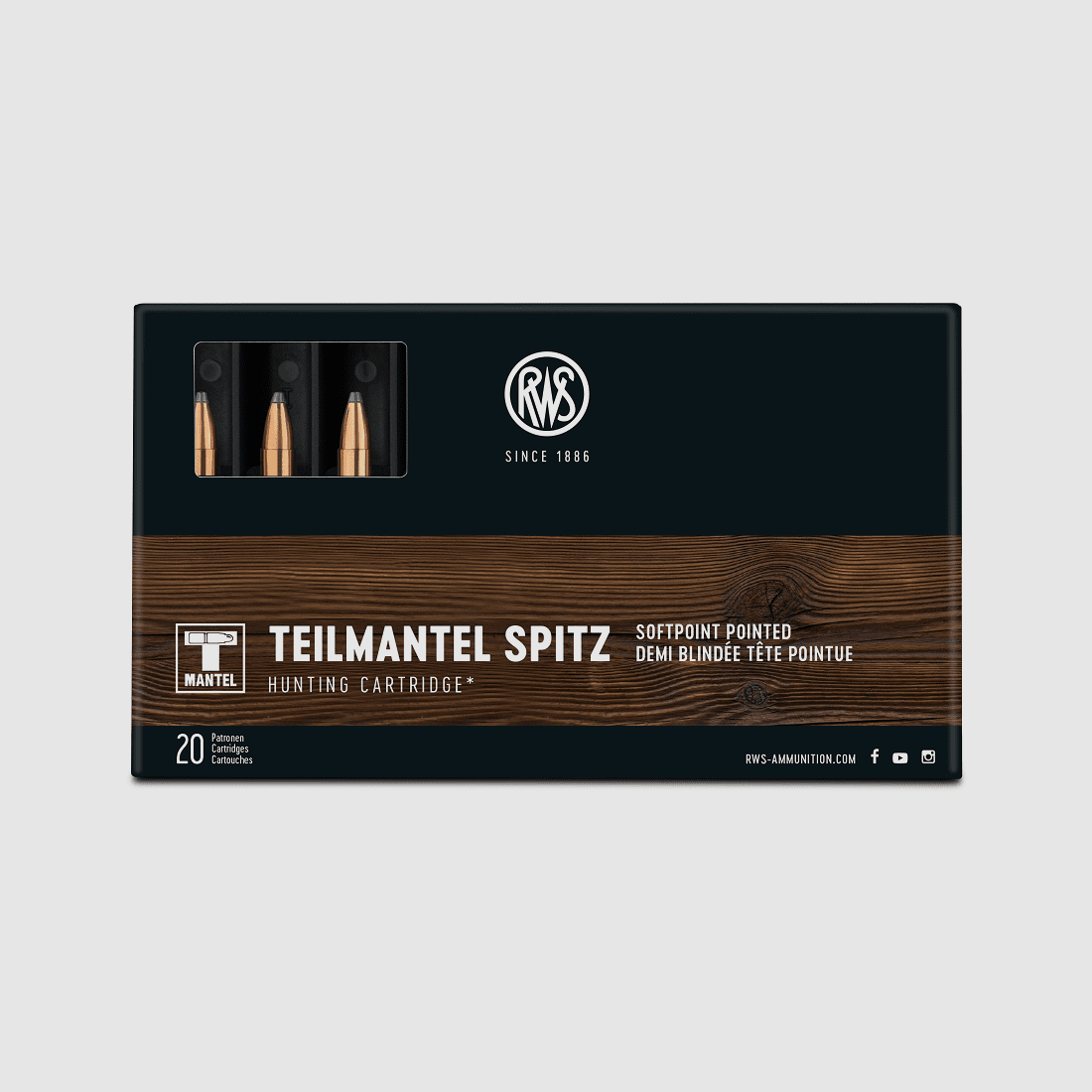 RWS 5.6x52 R TMS 71gr - 20 pcs