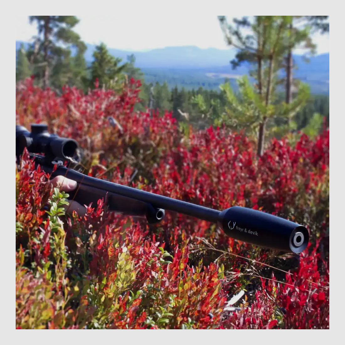 Freyr & Devik suppressor Featherwight 149 M15X1 caliber 30