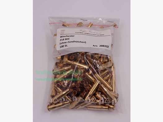Winchester - USA Langwaffenhülsen 218 BEE