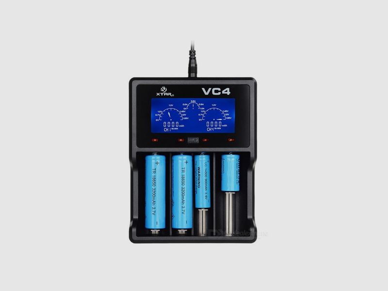 XTAR VC4 18650 Li-ion USB Batterijlader, afbeelding 5 van 5