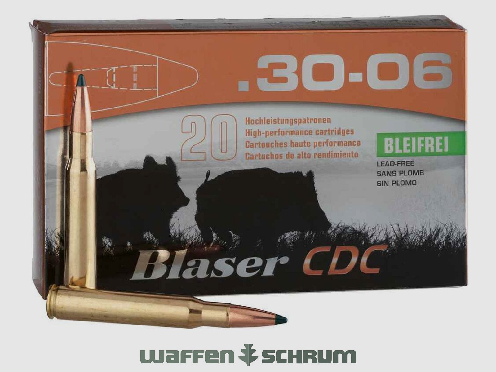 Blaser CDC 10,4g. - 160gr. .30-06Spring