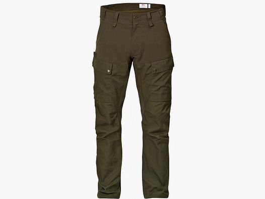 Fjällräven Pantaloni da caccia Lappland Hybrid (oliva scura)