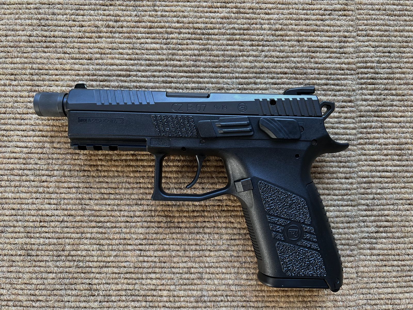 CZ Uhersky Brod P-07 SR (met schroefdraadloop, 1/2"-28UNEF)