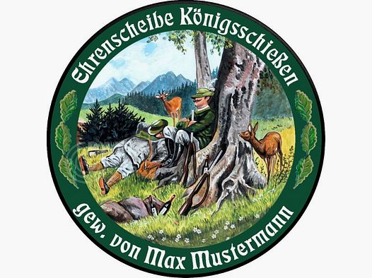 Schützenscheibe ECO-LINE Motiv 234