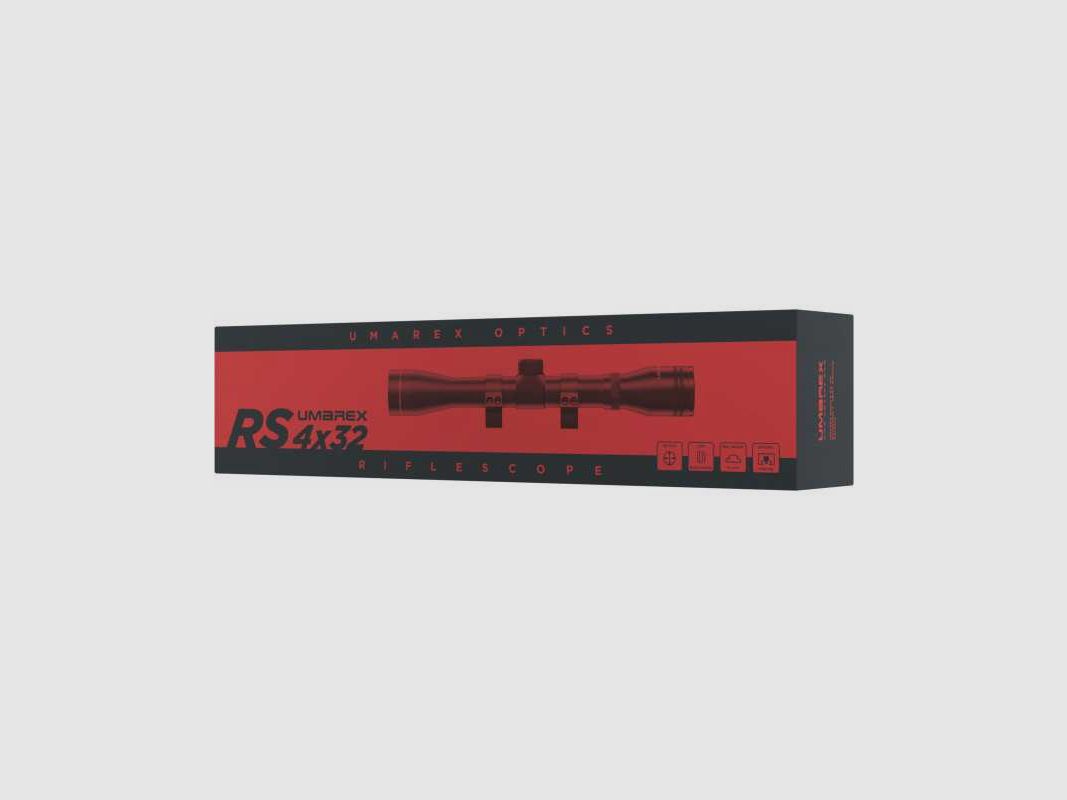 Umarex Zielfernrohr RS 4x32 mit Montageringen Ø25,4 mm