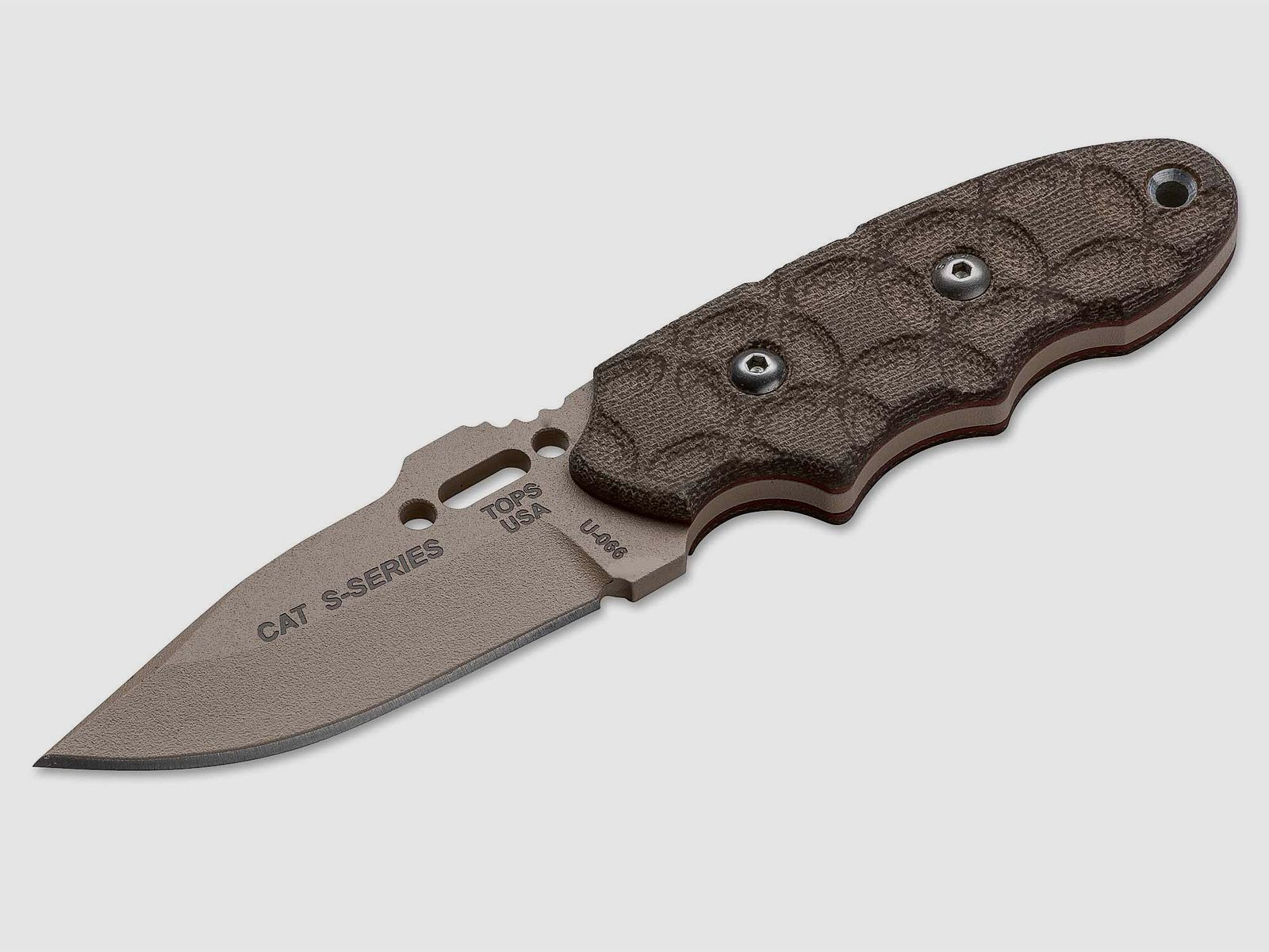 TOPS Knives C.A.T. Outdoor Messer mit Kydex-Scheide