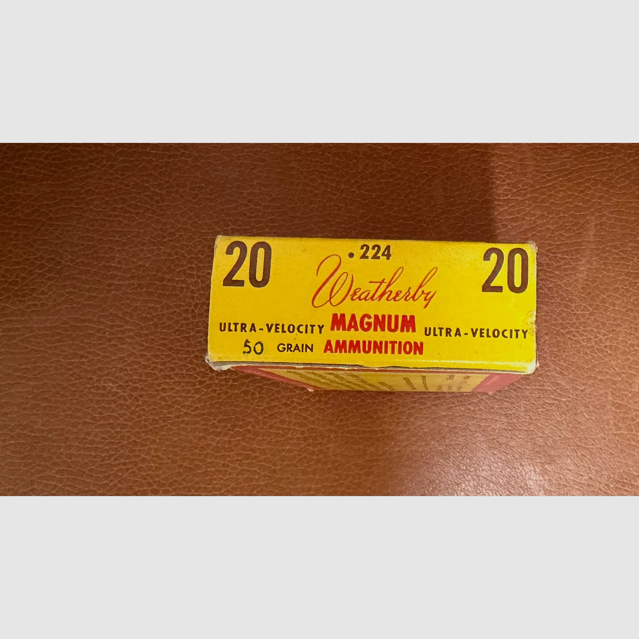 Weatherby - USA rifle cartridges .224WBY.Mag, immagine 2 di 2