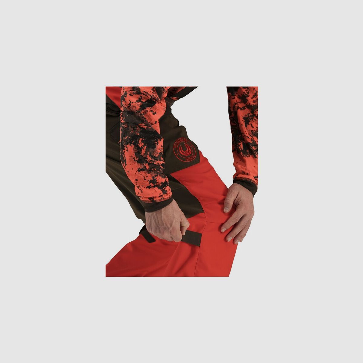 HÄRKILA Wildboar Pro Pants Wild Boar Protection Pants Wildboar orange/Willow green