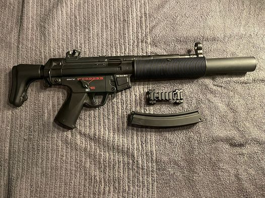 G&G MP5 SD (PM5 SD6) Blowback S-AEG 6mm 1 Joule