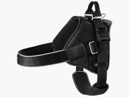 Hunter Geschirr Neopren Expert XL 74-110cm, 38mm in Schwarz