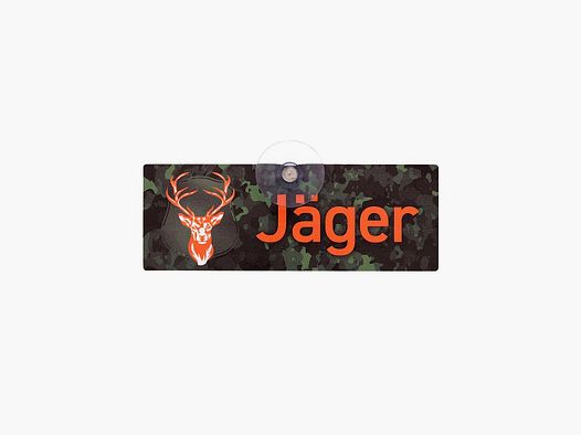 WILDE HILDE Jagdschild mit Saugnapf "JÄGER" II