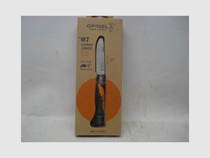 Coltello per bambini No 07 - Khaki, con fischietto