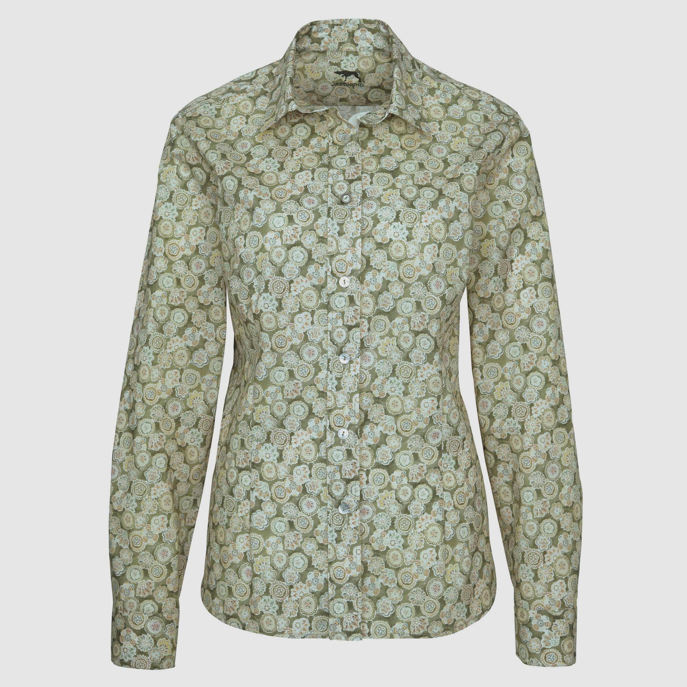 Hunting Dog Long Sleeve Blouse Anna