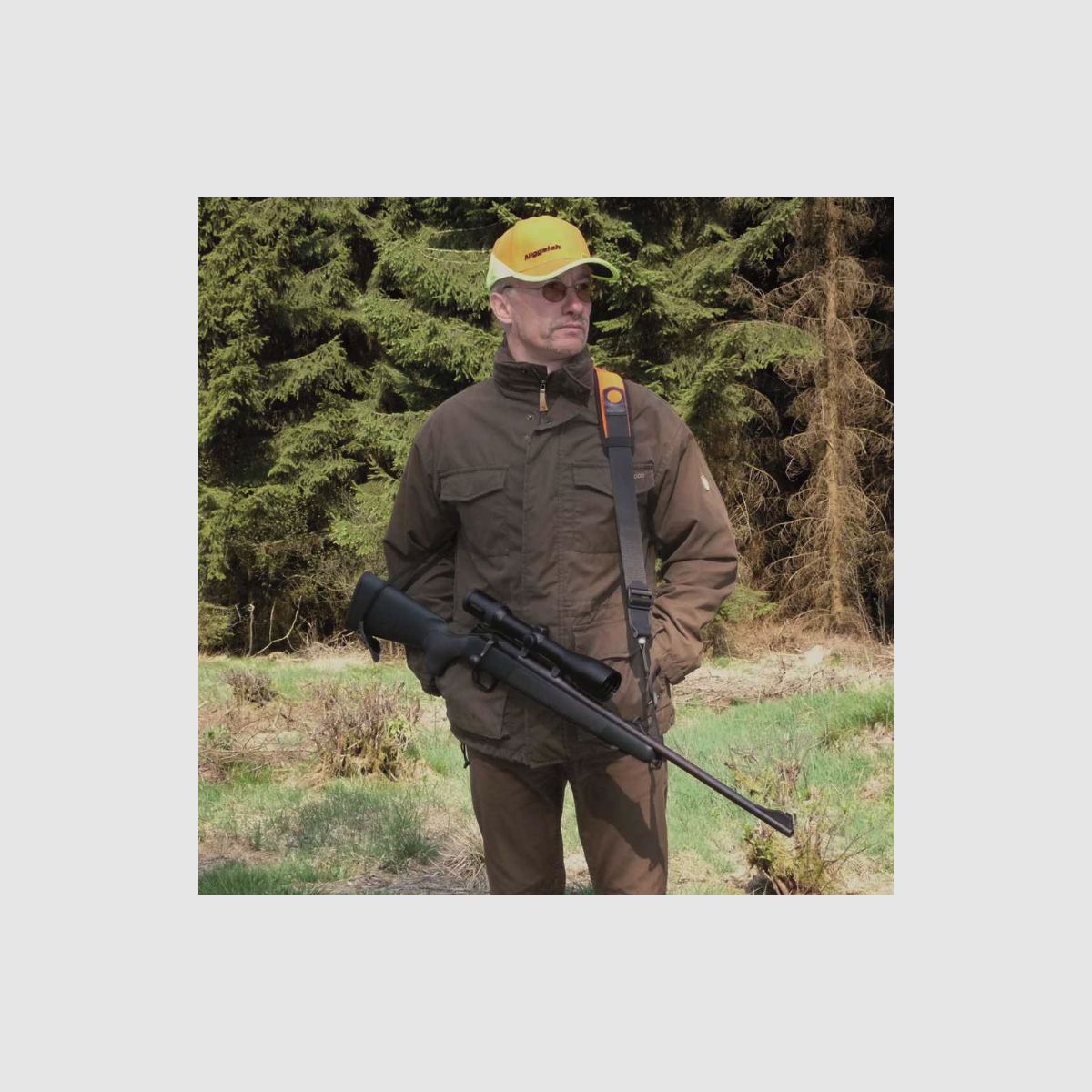 Cinghia per fucile NIGGELOH caccia al cinghiale neoprene marrone