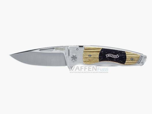 TFW 1 coltello pieghevole in acciaio lucido AUS-8