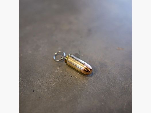 BULLET KEYCHAIN .45 ACP Full Metal Jacket Copper
