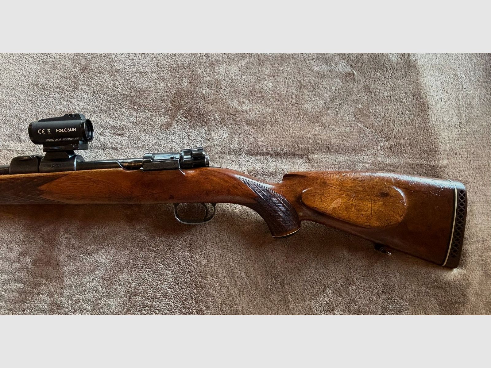 Mauser 98 Drückjagd/Nachsuche 7x64 Aimpoint Holosun Tolle Kombi Rarität!