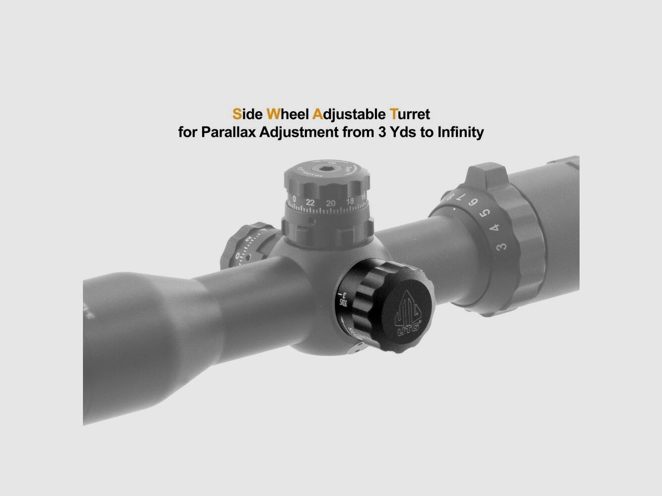 UTG Scope Bug Buster 3-12x32 with Picatinny Mounting Parts Mil-Dot