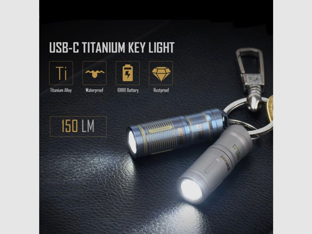 Mini-Taschenlampe Speras ARC-Ti (150 Lumen), Bild 1 von 2