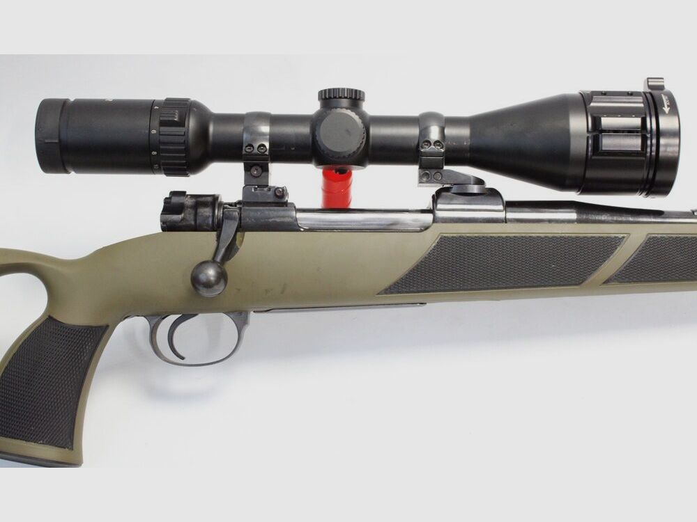 Mauser 98 mit Lochschaft und 2-12x50